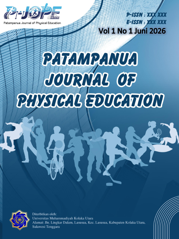 					View Vol. 1 No. 1 (2026): Juni: Patampanua Journal of Physical Education
				